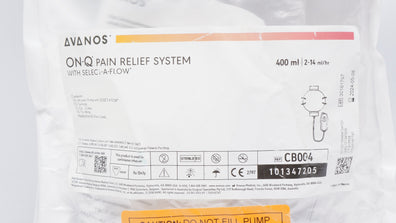 Avanos CB004 On-Q Pain Relief System with Select-A-Flow 400ml (x)
